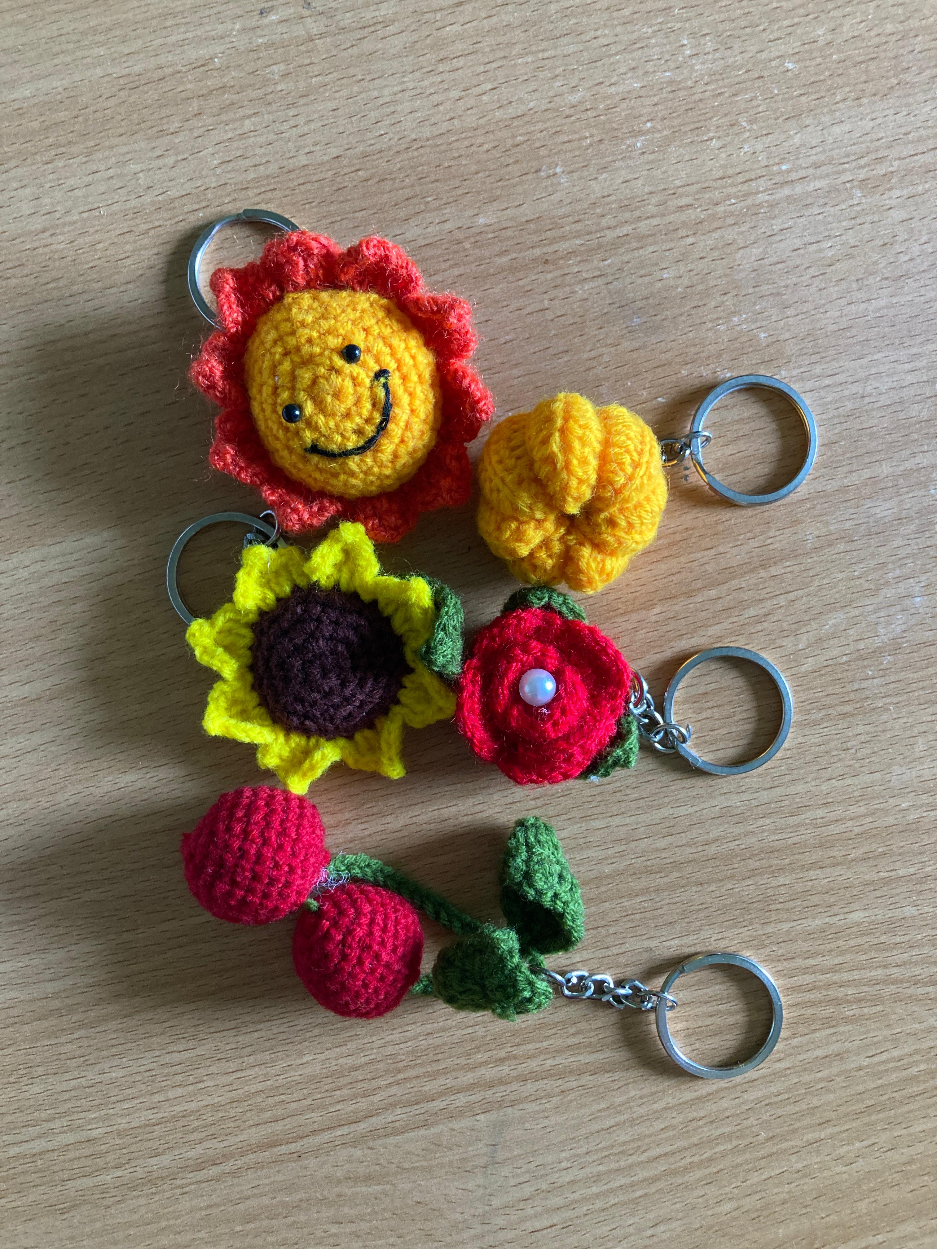 Hand Crocheted Keychains