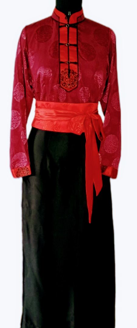 Modern Maroon Khenja