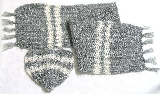 Handmade Scarf and Cap Combo