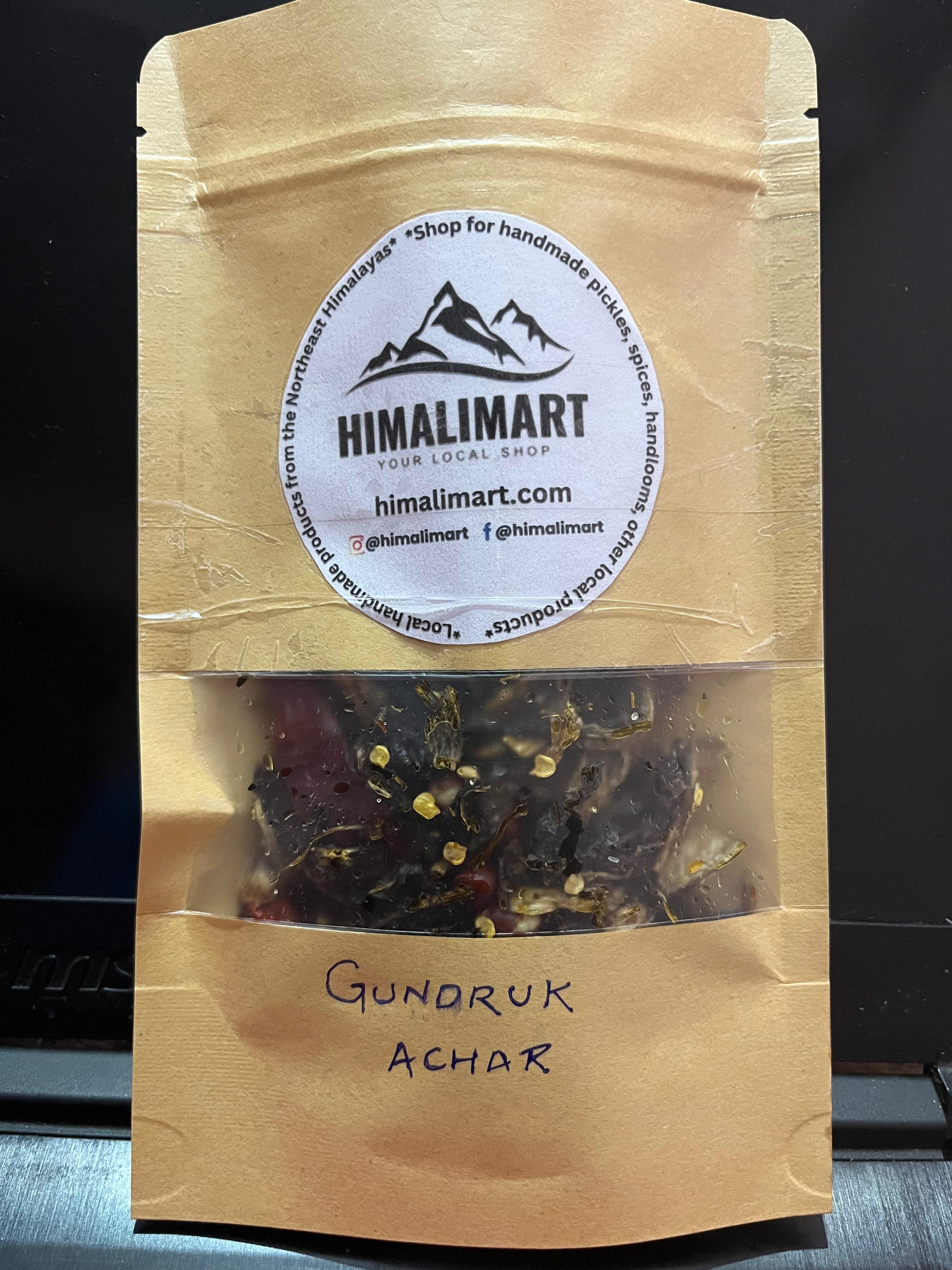 Gundruk Achar - Fermented Leafy Delight