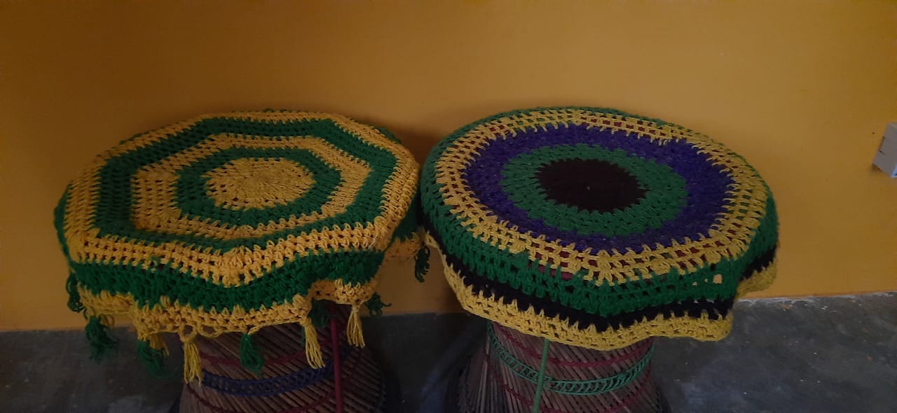 Handcrafted Crocheted Square and round