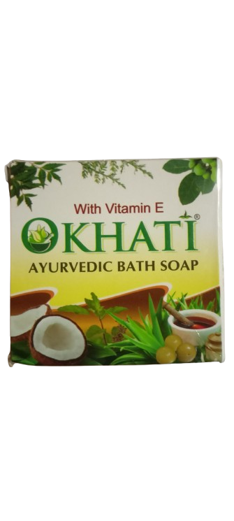 OKHATI Ayurvedic Bath Soap with Vitamin E - Pack of 4