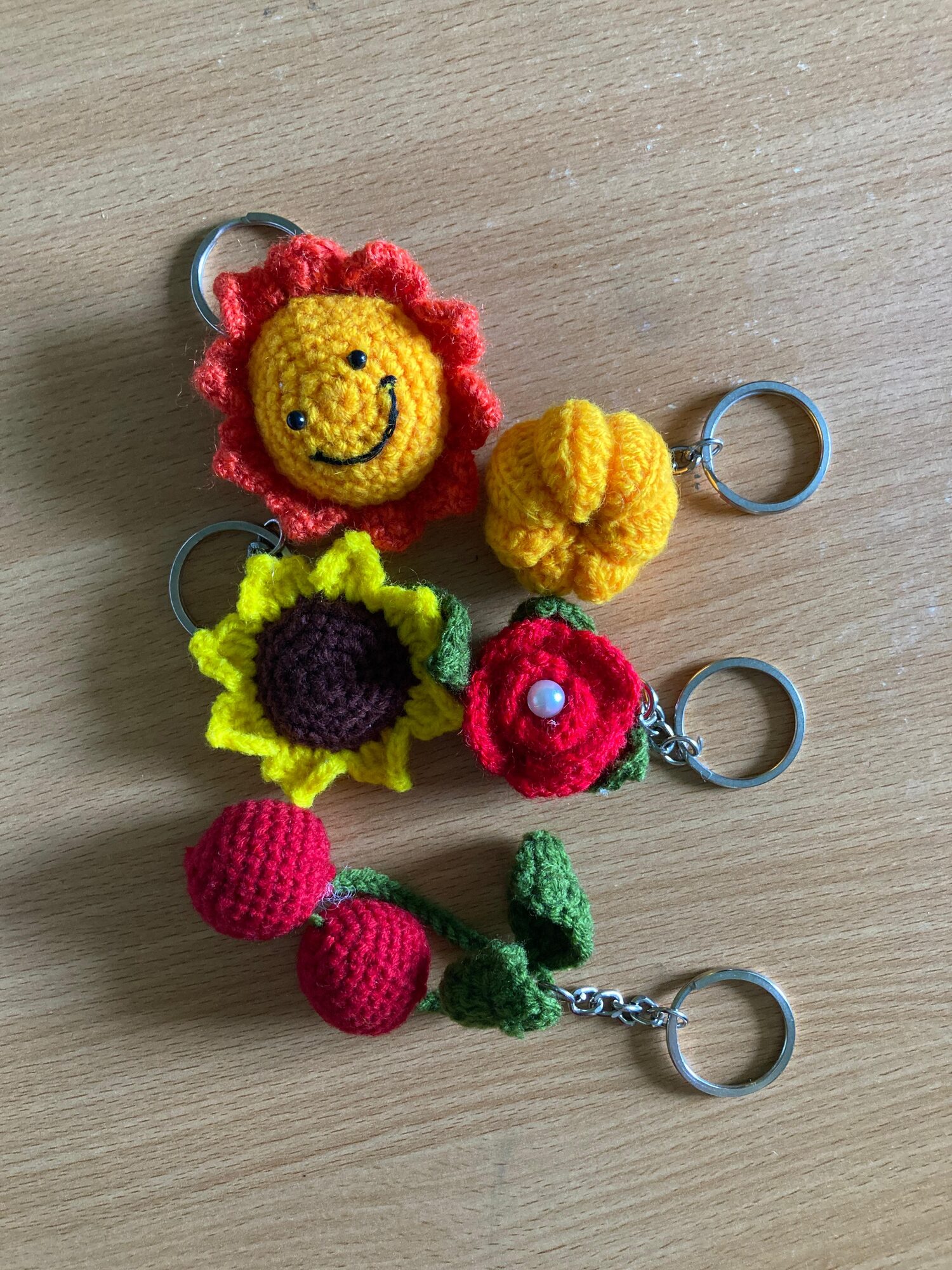 Hand Crocheted Keychains
