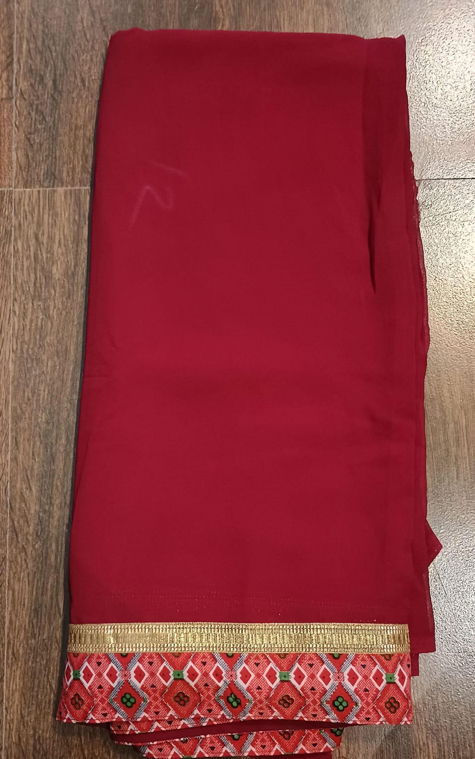 Poly Georgette Dhaka Saree