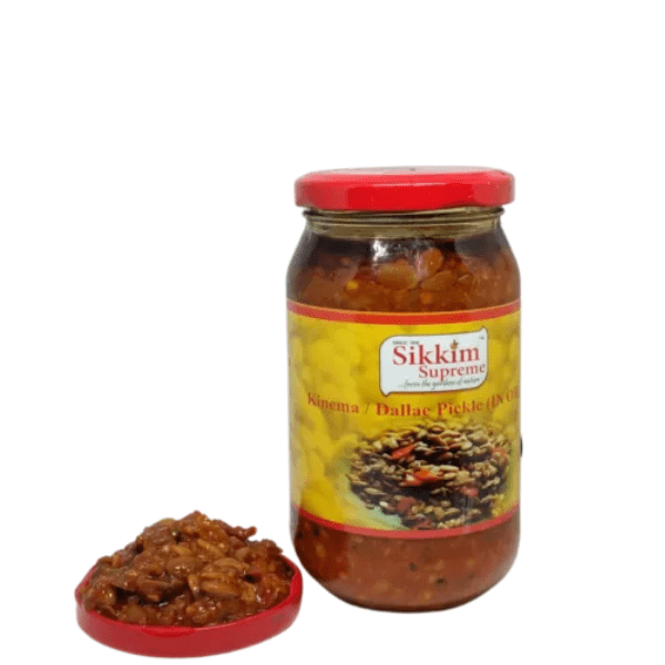 Sikkim Supreme Dalle Chilli Kinema (Fermented Soyabean) Pickle in Oil