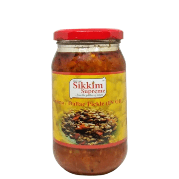 Sikkim Supreme Dalle Chilli Kinema (Fermented Soyabean) Pickle in Oil